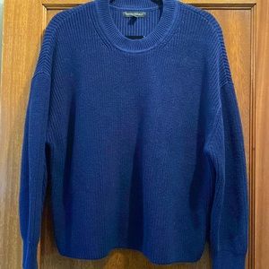 Royal blue cotton banana republic sweater, never worn